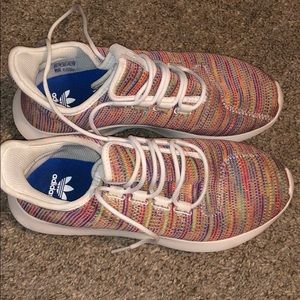 Adidas striped shoes— girls 6.5